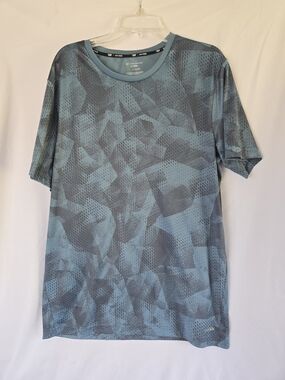 tek gear Blue Geometric Short-Sleeve Performance Tee